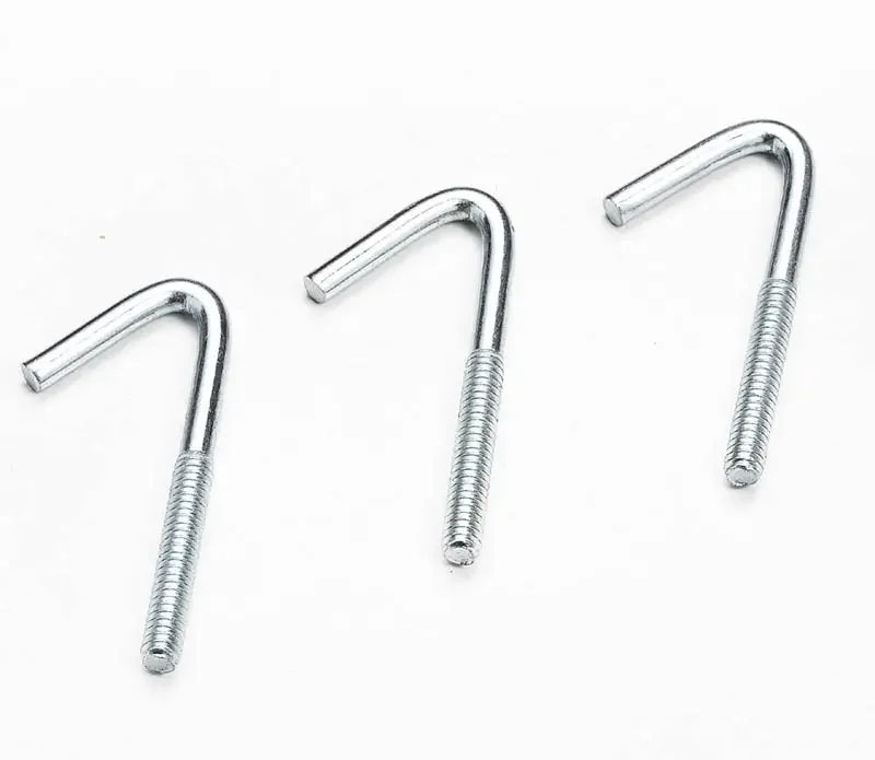 Length 9.5Mm-200Mm Hot Sale Nickle Plated J Bolt Supplier Special Metal Zinc Plated Carbon Steel J Bolt Sizes