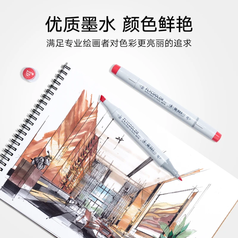 160 Colors Dual Tips Alcohol Markers, Art Markers Set for Kids Adults