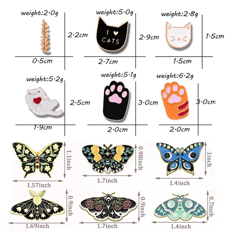 Factory Custom High Quality Cute Multiple Styles Exquisite Anime Hard Soft Metal Badge Lapel Enamel Designer Brooches and Pins