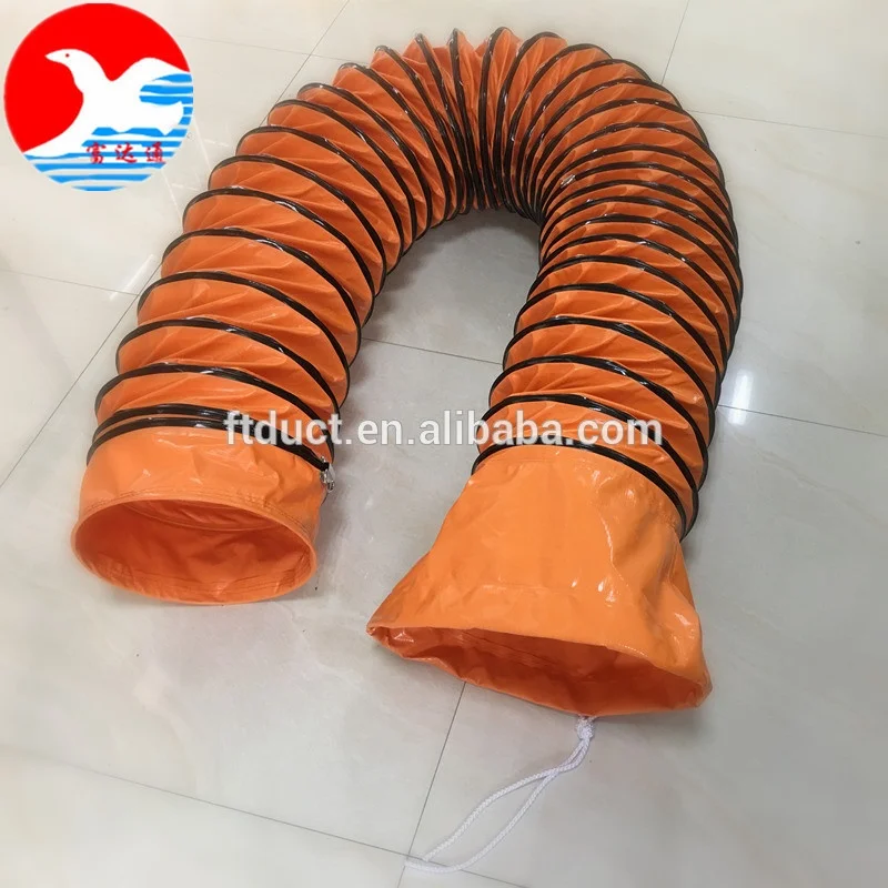 flexible canvas PVC ventilation air duct