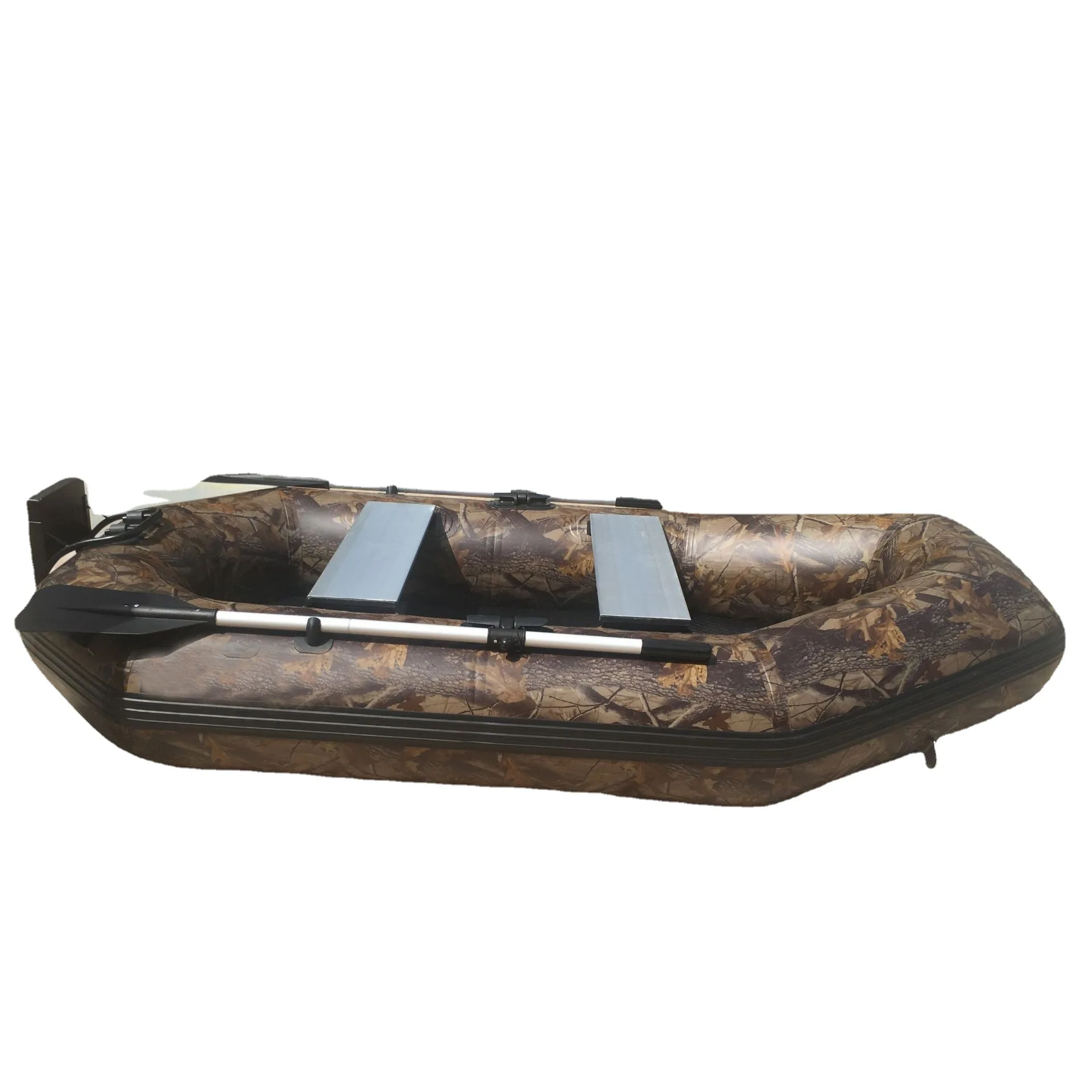 Manufacturer Cheap Drift Boats 250cm 8.3ft 2 Persons Drop Stitch Drift Boat Fishing Row Raft  Yoursjoys Wholesale