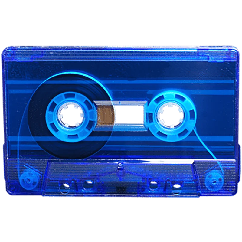 Colored and Transparent  Blank Cassette Tape audio Cassette tape factory price