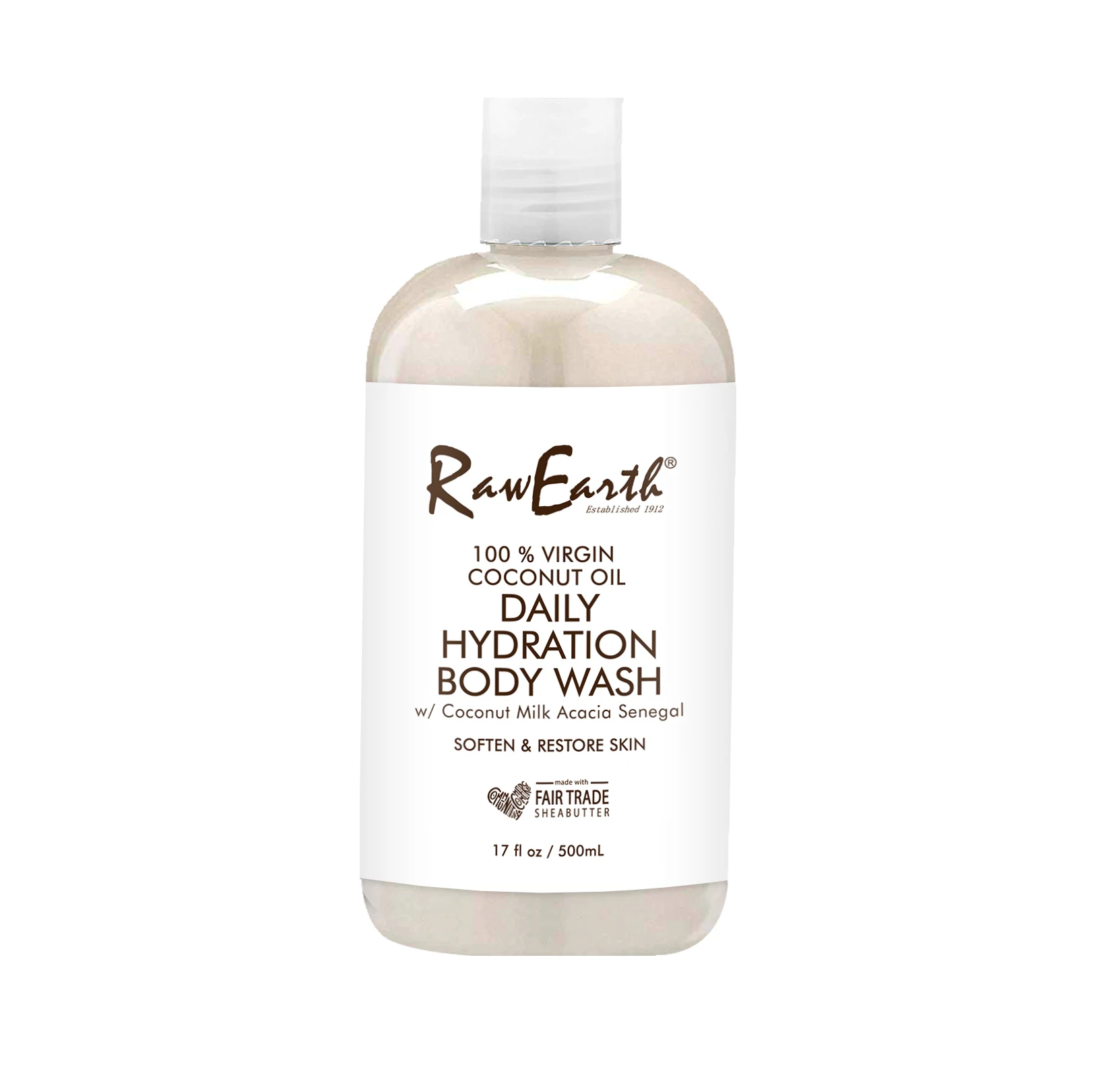 Натуральное 100% натуральное кокосовое масло RAW EARTH OEM & ODM для ежедневного увлажнения тела