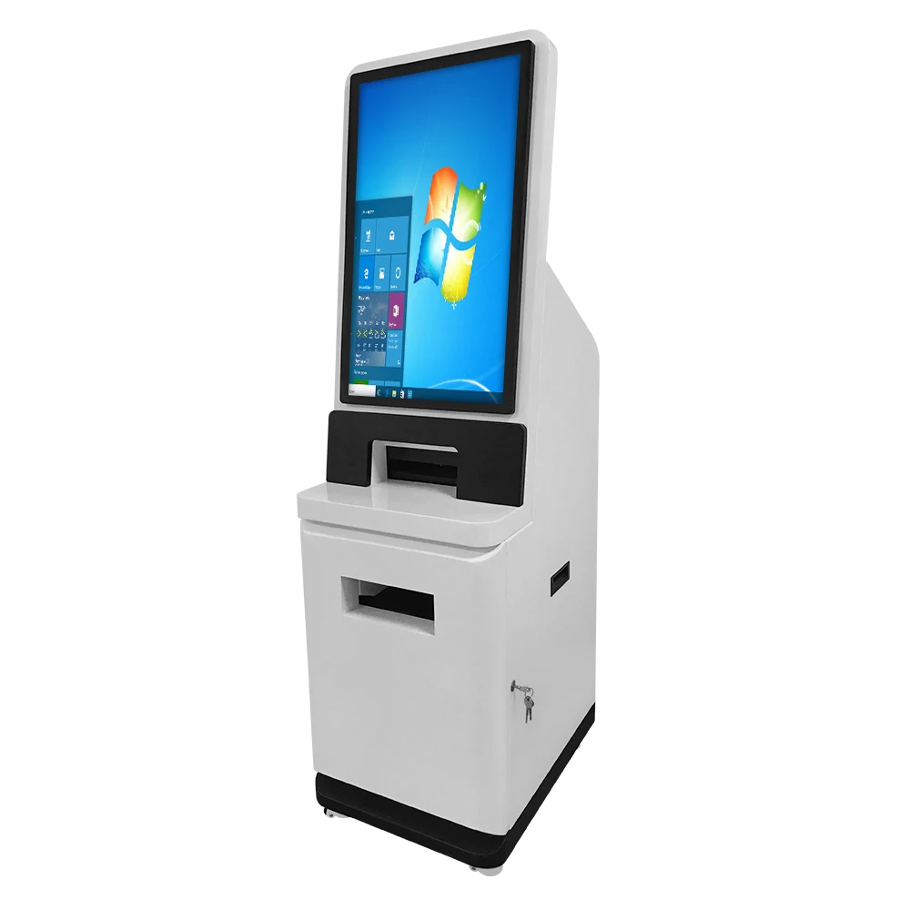 32inch university Automatic Self Service photo printing kiosk / A4 Document Printing kiosk