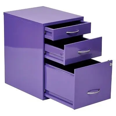 Purple File Cabinet Metal Cabinets with Lockers for Storage kd Steel Mobile Dolap Credenza Lemari