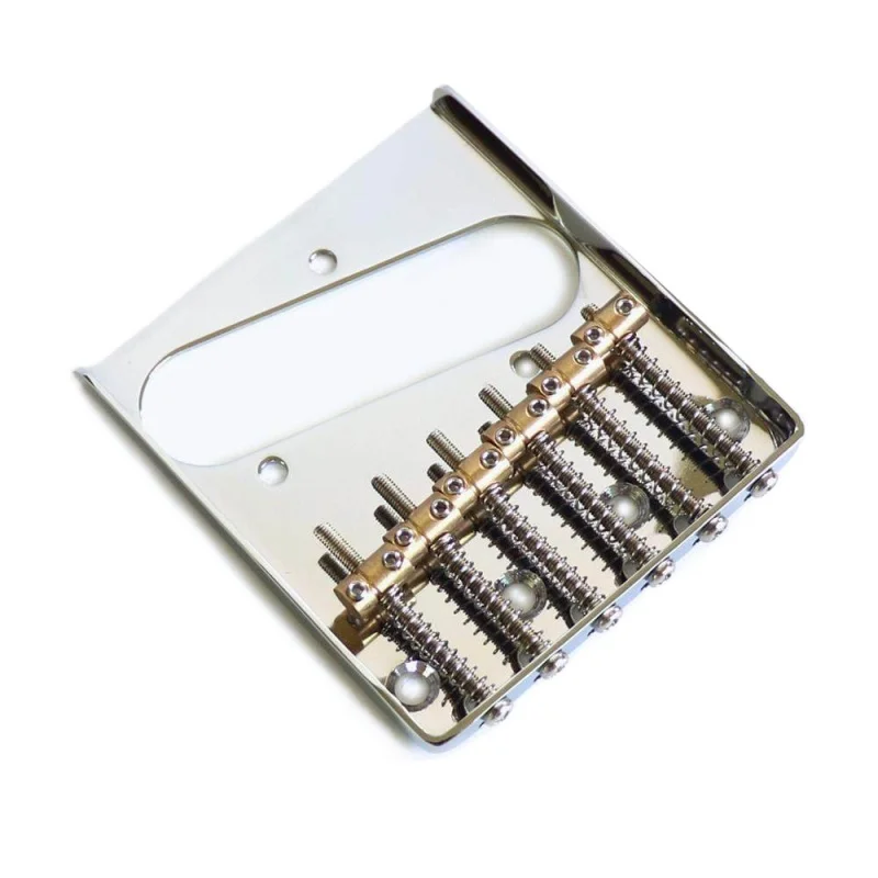 OEM Factory Wholesale electric guitar kits Vintage 6 Brass Saddles Ashtray Electric TL Guitar Bridge Best Quality Premium