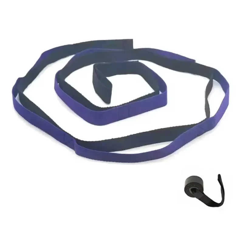 YIWU High Quality Adjustable Auxiliary Yoga Stretch Belt Chrysanthemum Rope Extender Strap Gymnastics Band for Exercise