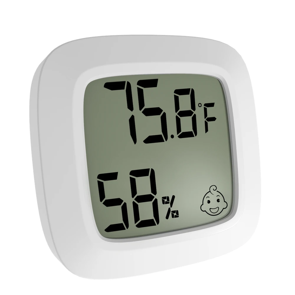 2022 F Popular  Mini household  Smile Temperature Humidity Factory Supply with magnet and tags easy to use everywhere