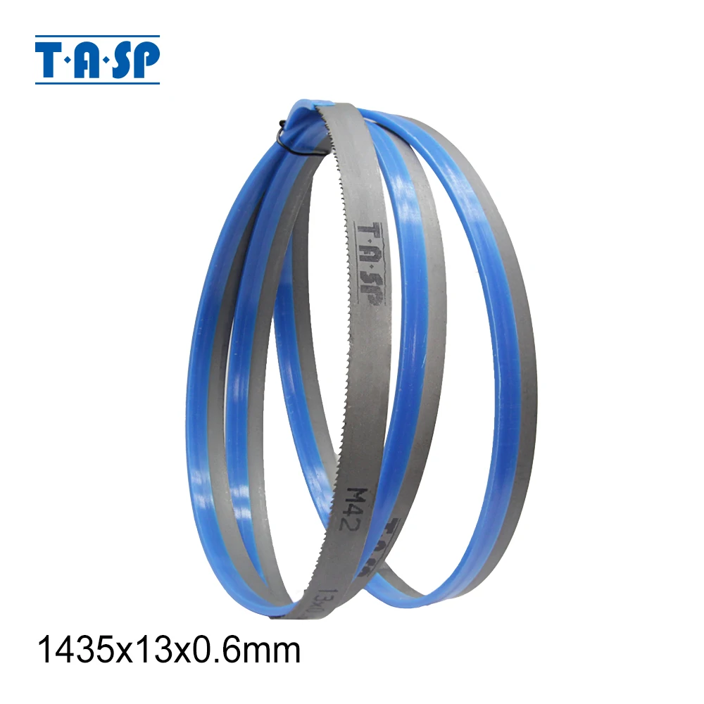 TASP 1435 мм M42 Биметаллическая Ленточная Пила 1435x13x0 6 14 TPI для деревообработки и резки металла ленточная пила