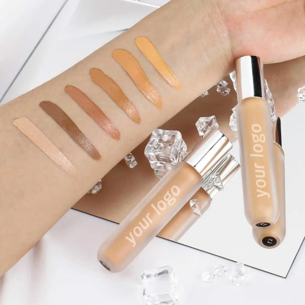 Best Low Moq Matte Vegan New Pro Full Coverrage Waterproof Black Women Makeup No Logo Liquid Concealer