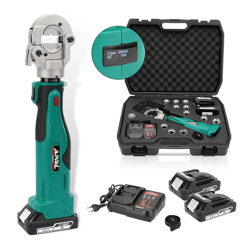 Hydraulic Battery Cable Lug Crimping Tools Battery Powered Copper Press Tool PA-300