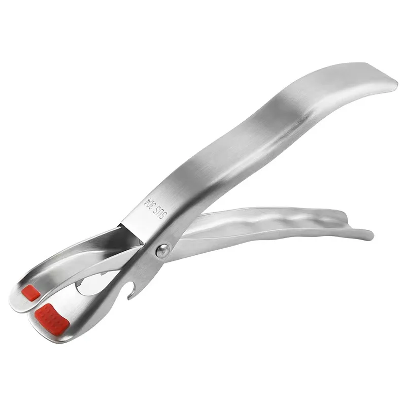 Kitchen Stainless Steel Hot Dish Plate Bowl Clip Retriever Tongs Anti-Scald Hot Bowl Holder Dish Clamp Pot Pan Gripper Clip