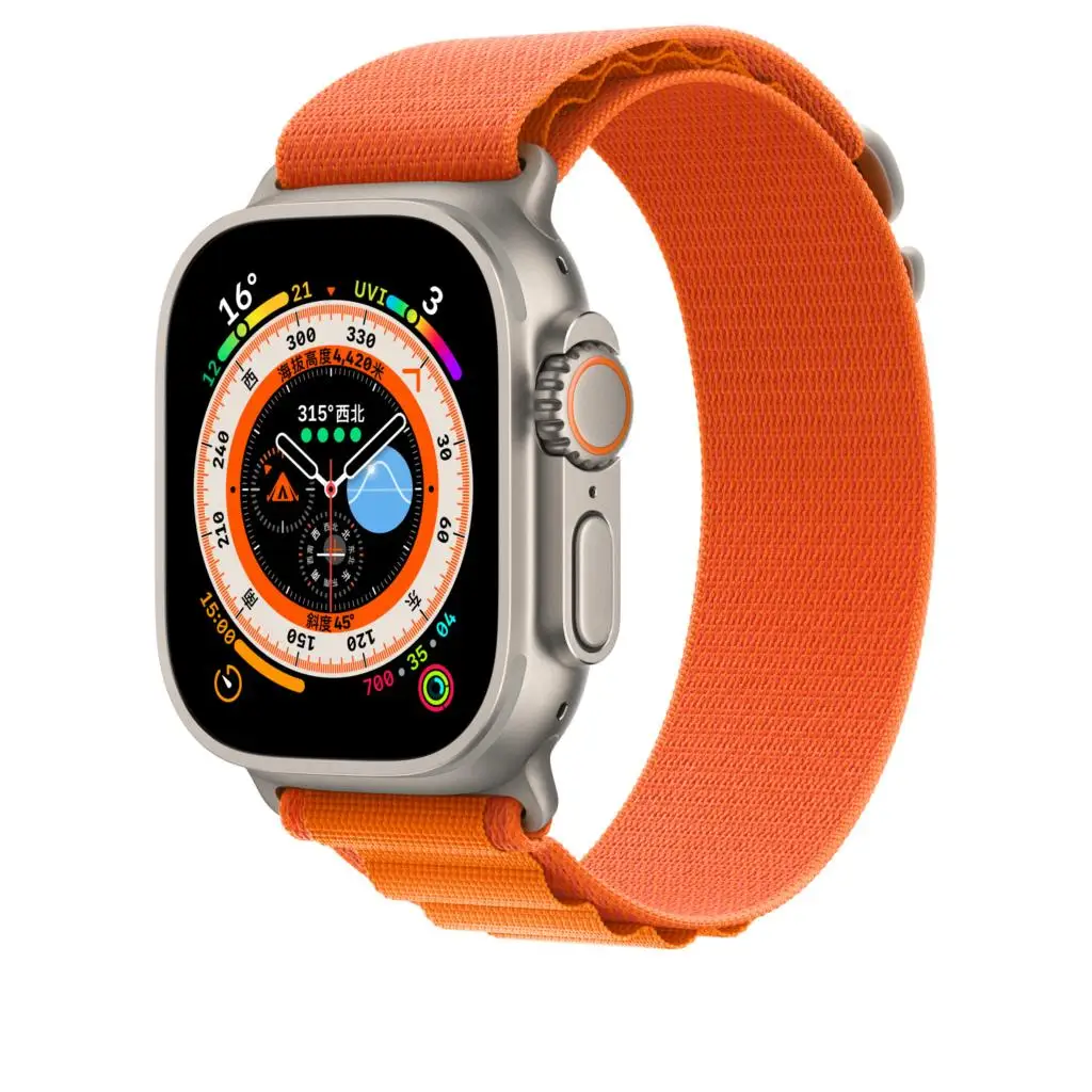 Alpine Loop For iwatch series 8 7 6 SE 5 4 Woven Nylon Loop for iWatch Ultra 49mm 45mm 41mm 44mm Nylon Strap Apple Watch Band