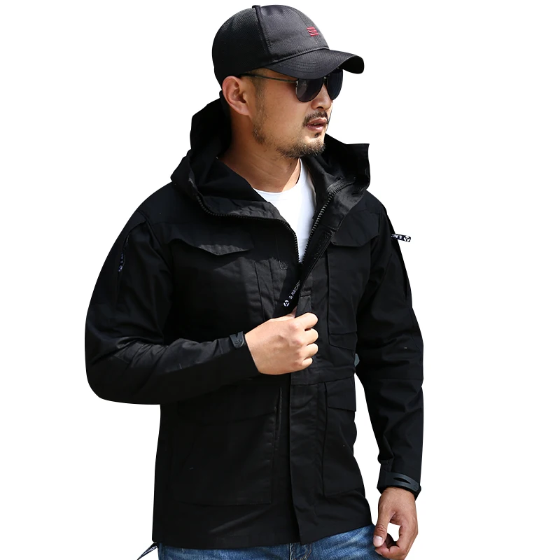Spy Shadow Autumn and winter tactical Jacket outdoor windbreaker M65 male army fan tactical jacket
