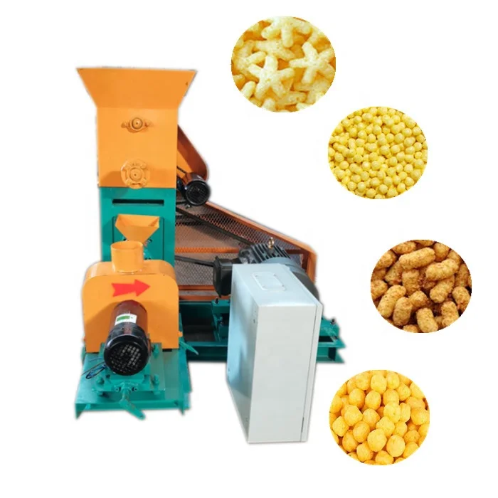 High-quality	large capacity corn puff making machine corn puff extruder machine extruder machines commercial