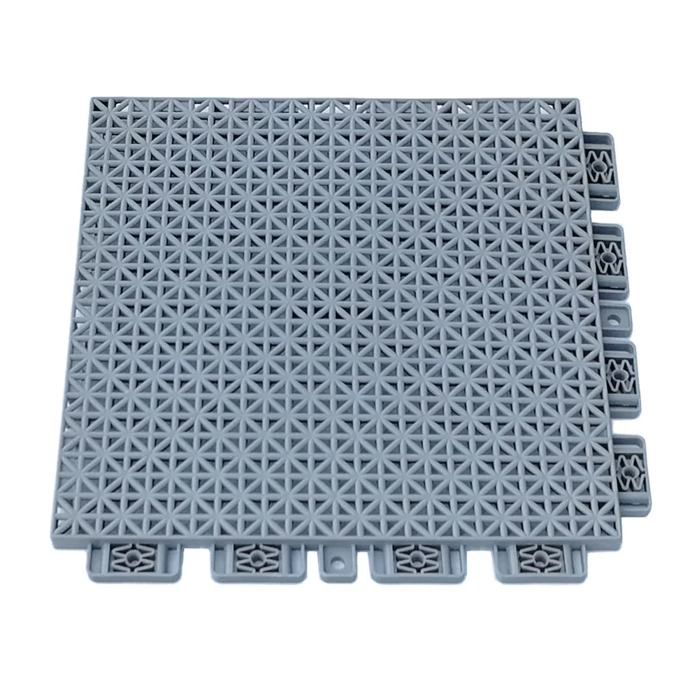 Modular indoor and outdoor basketball sports court plastic flooring
