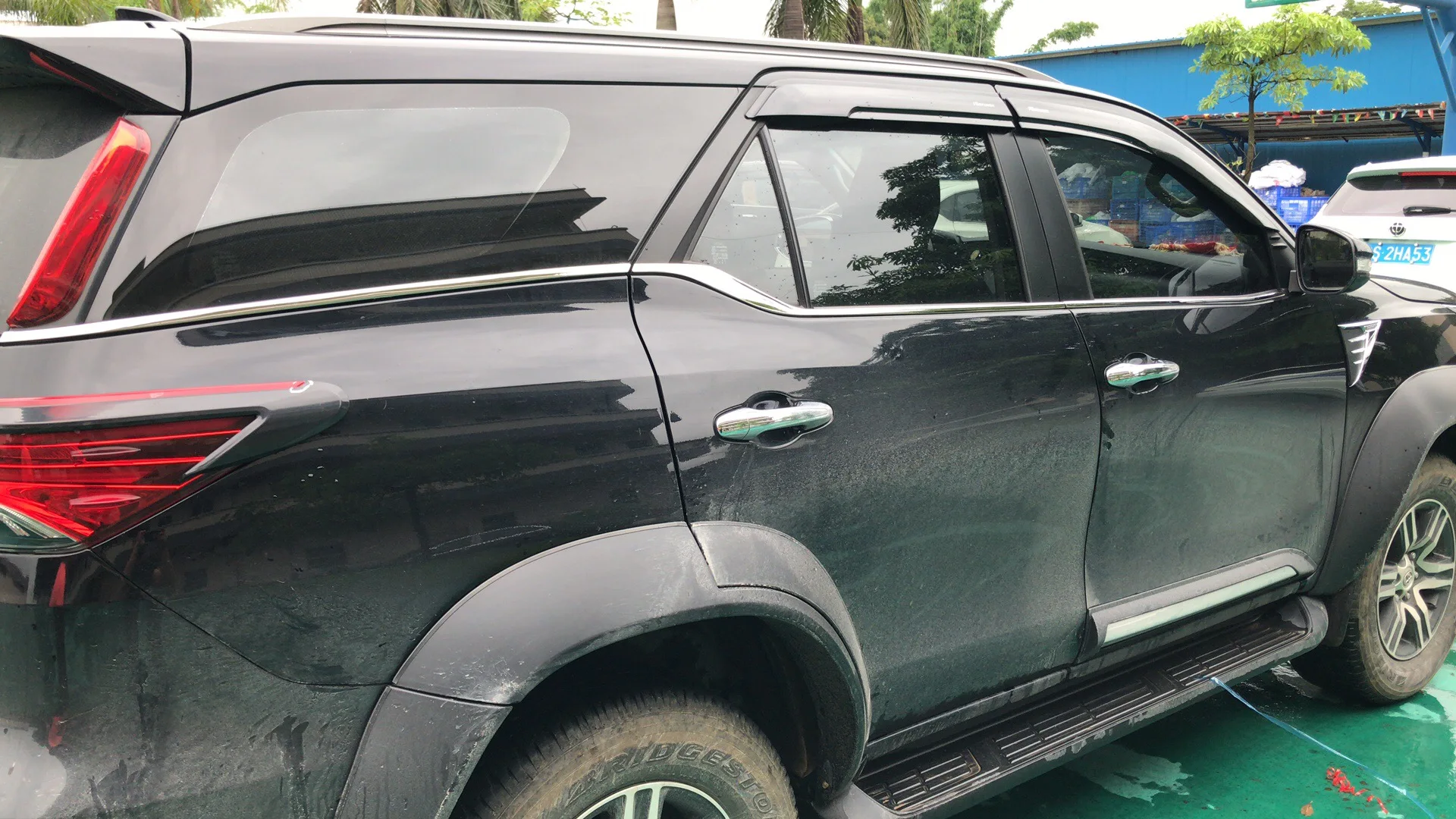 Внешние аксессуары новый стиль хромированная отделка окна для fortuner