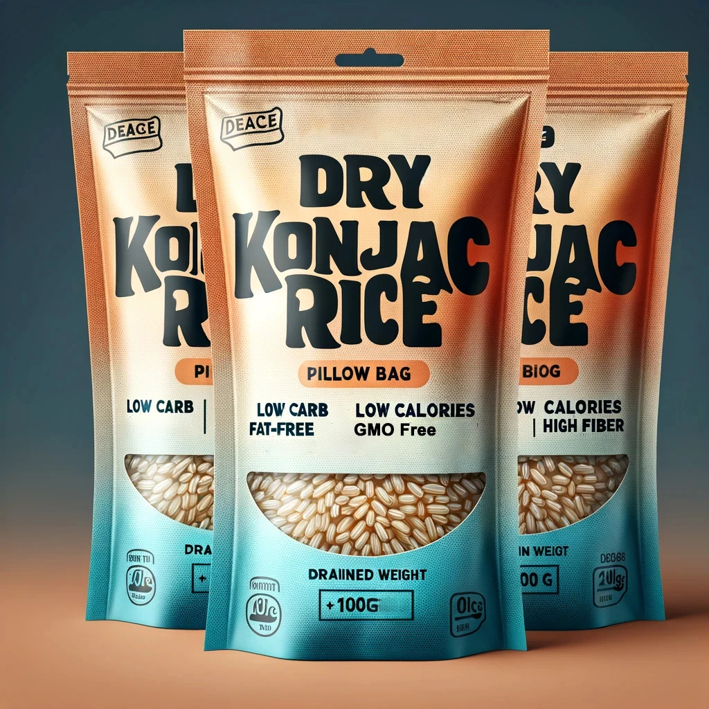 Diabetic Rice Instant Dried Konnyaku Rice Dried Shirataki Rice Low Carb