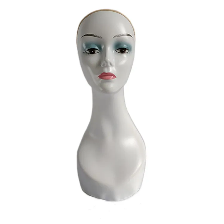 Wholesale New Arrival Pvc Half Shoulder Mannequin Head