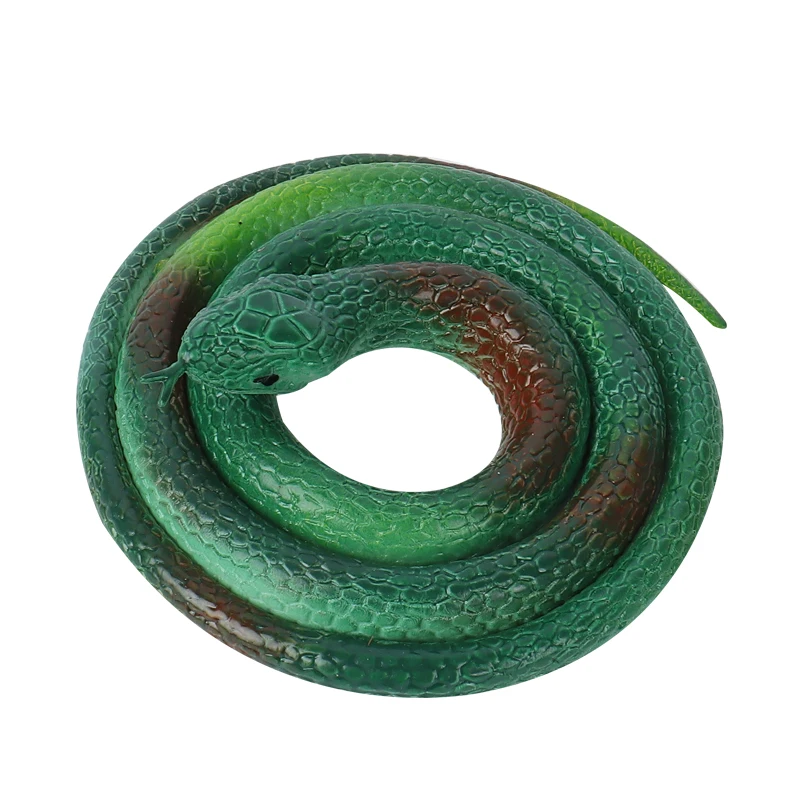 Wholesale Unisex Soft Simulation Snake Toy Hot Rubber Cobra Prank for Children Made of TPR