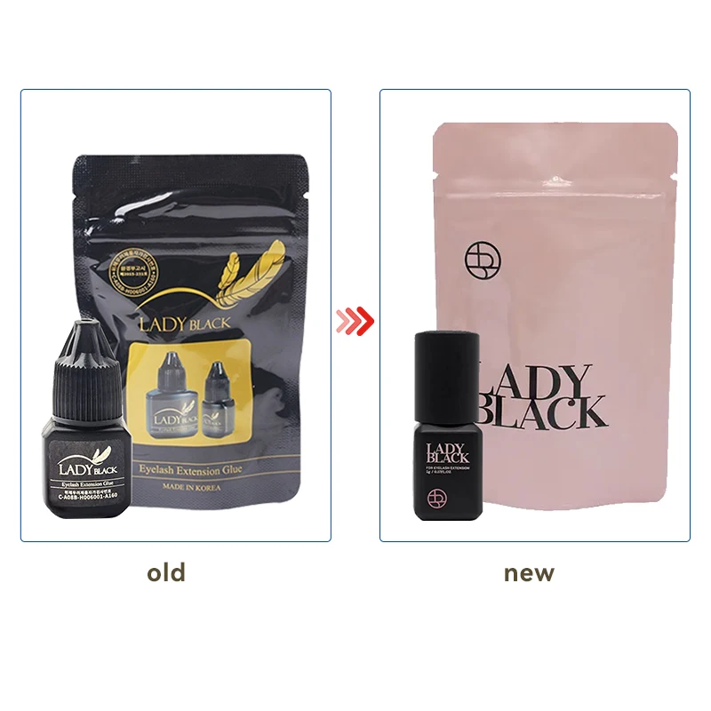 100% Original Lady Glue High Quality Low Price Low MOQ New Packaging Lady Eyelash Glue