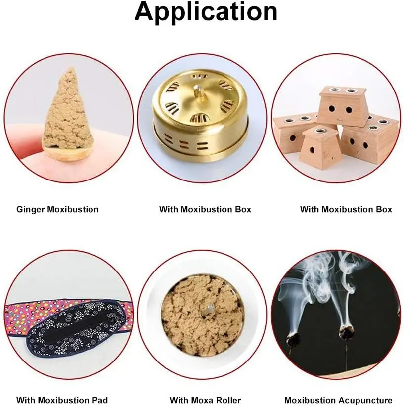 Moxibustion to Expelling Cold Relieve Pain Moxibustion Moxa Health Care Heating Massage (500g)