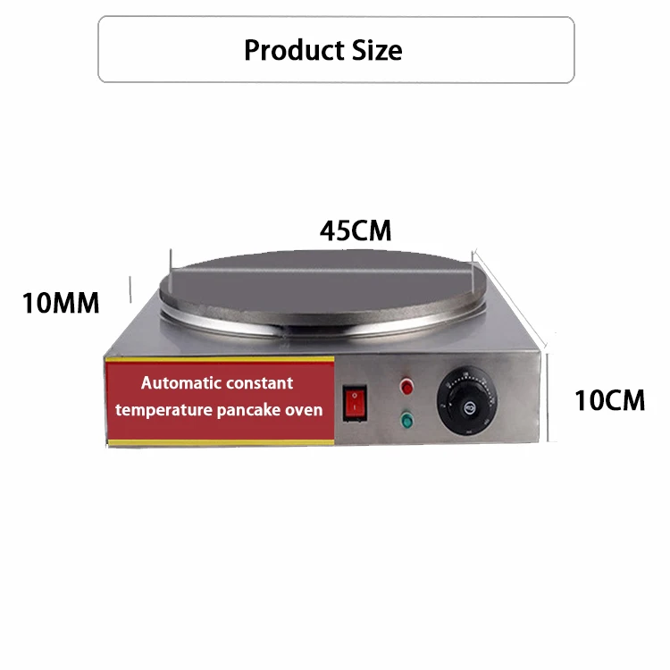 Коммерческий Электрический выпечки блинов электромеханический Пинцет блинчик фруктовая машина для пекарни повседневное оборудование фаст-фуда