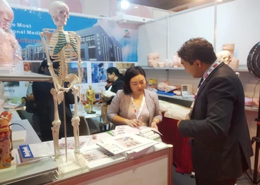 BIX-Y1002 is suitable for Chinese medicine, acupuncture and other teaching and learning acupuncture bronze figure (height 178cm)