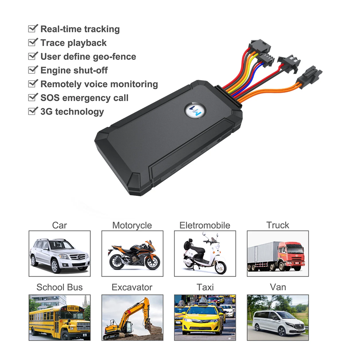  UT-21 gps-трекер GSM GPRS GS05 монитор локатор дистанционного управления для 12-24V автомобилей и мотоциклов Google ссылка данных