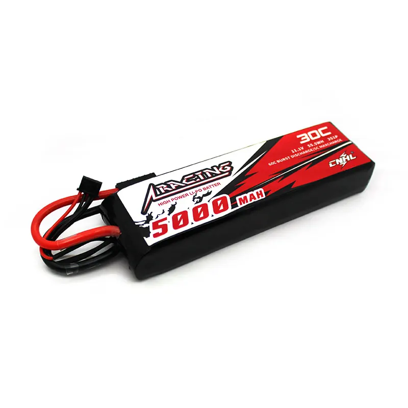 Cnhl 11 1 v 5000mah 3s 30c lipo батарея с traxxas trx разъем для радиоуправляемого автомобиля