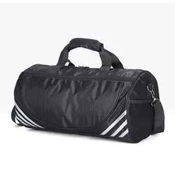 Custom Wholesale  Sport Fitness Handbag Casual Fitness Gym Large Capacity  Waterproof  Nylon Sport Bag Duffel Bag