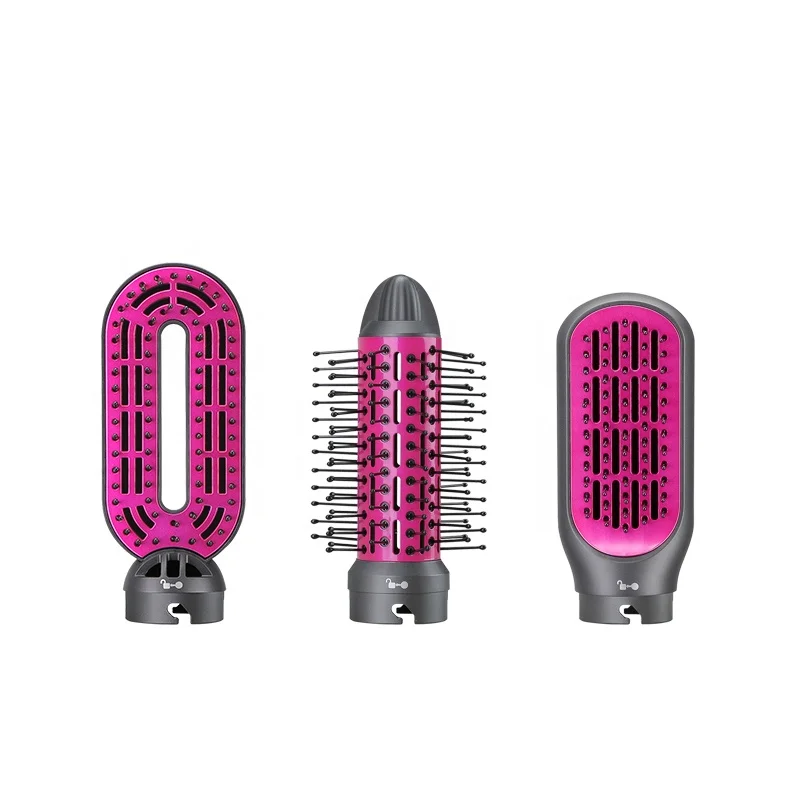 CONFU Personalized Hot Hair Brush Electric 3 in 1 Hot Air Brush Styler for All Type Hair