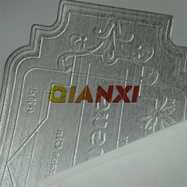 Personalized embossed gold foil sticker Adhesive wine bottle label