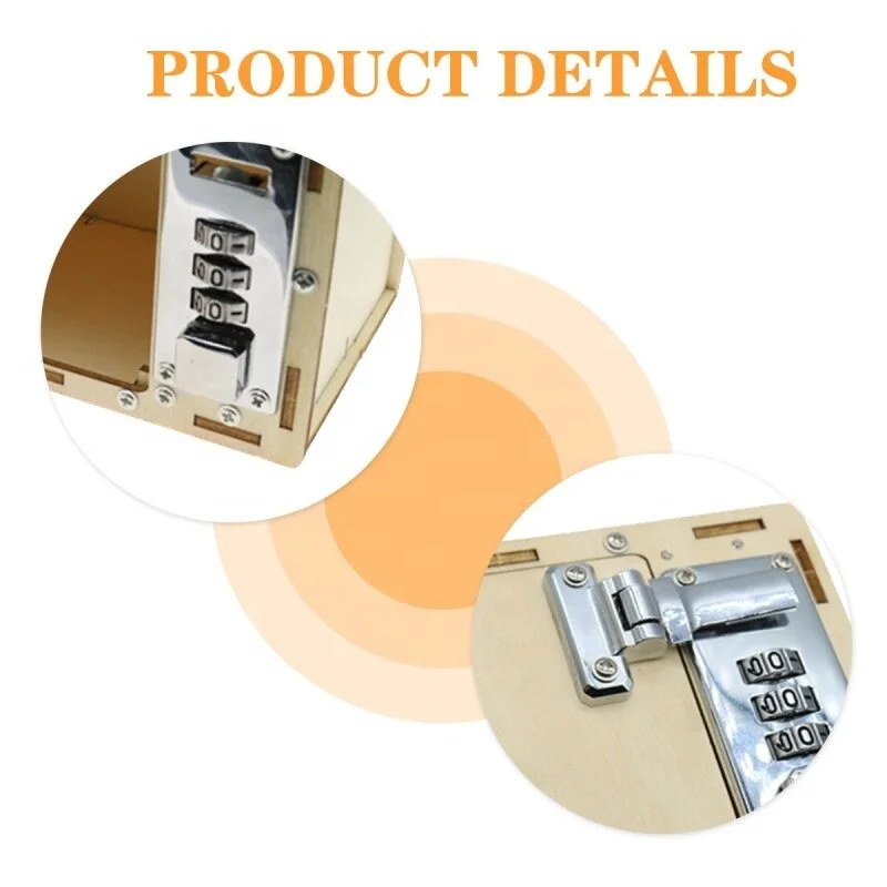 Mechanical Lockbox Boys Toys Making Tool DIY Password Case Toy Tools Primary School Educational Cases