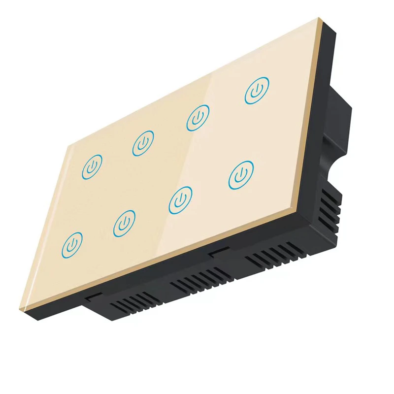 G-Tech Plus 8 Gang Wifi Wall Touch Smart Light Switch Delay Timing Control Switch Module Scene Switch