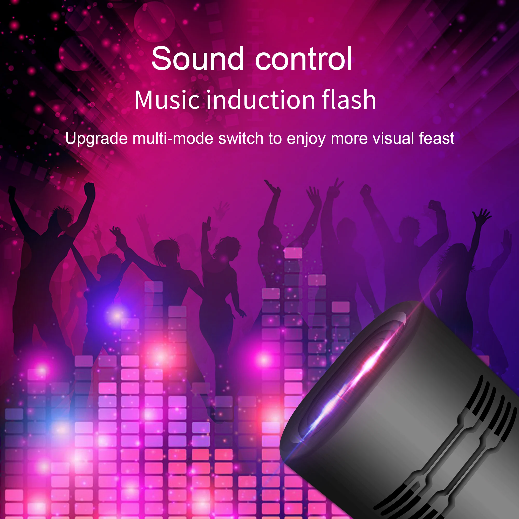 New Starry Sky USB Projector Voice Control LED Night Light Charging Projection for