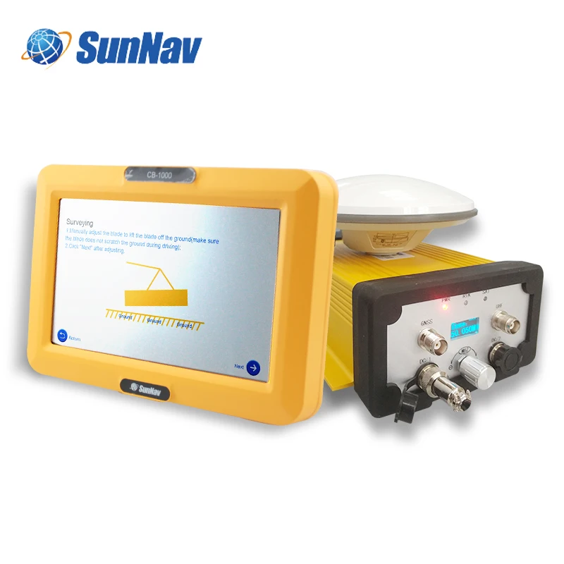 SunNav GPS land leveling system AG1000 Trimble Vertical Point RTK Grade Control Trimble Field Level II system