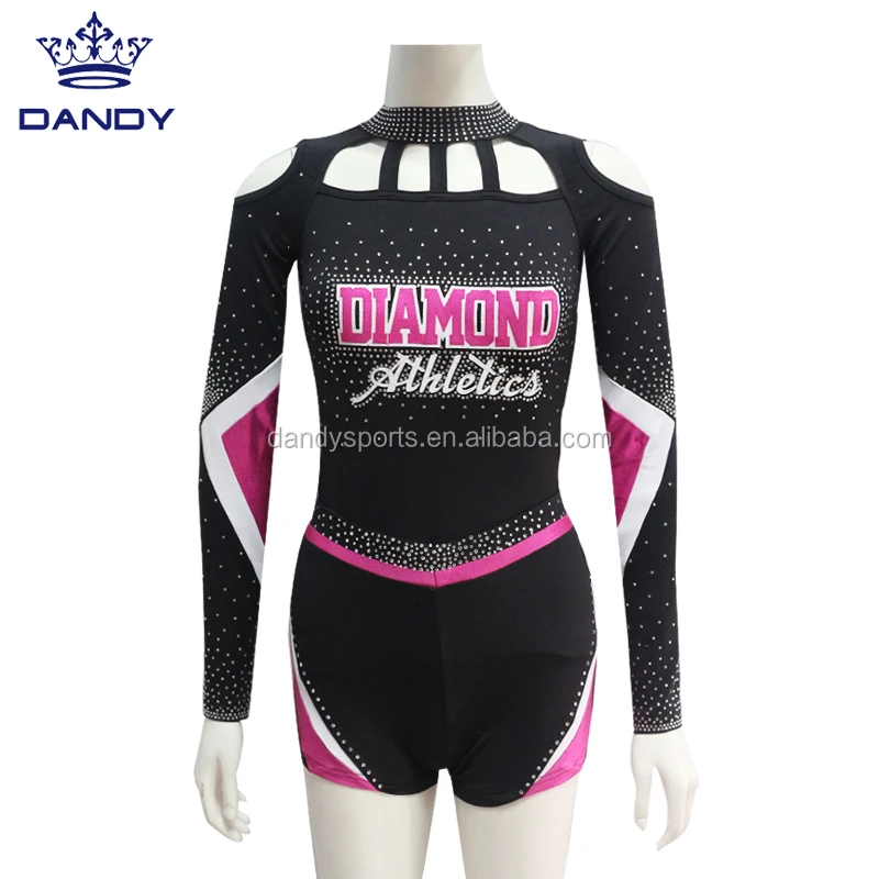 Wholesale OEM design long sleeve cheer leading competition uniforms sportswear Cheerleading Uniforms