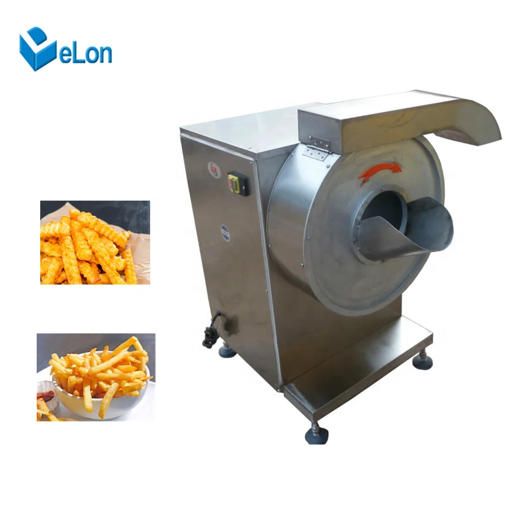 Industrial 300-1000kg/hour fully automatic potato french fries production line