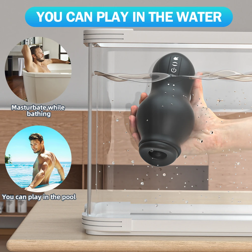 Sex Toys For Men Masturbator cup glans penis training aids vibration sucking modes easy to carry silicone waterproof usb charge