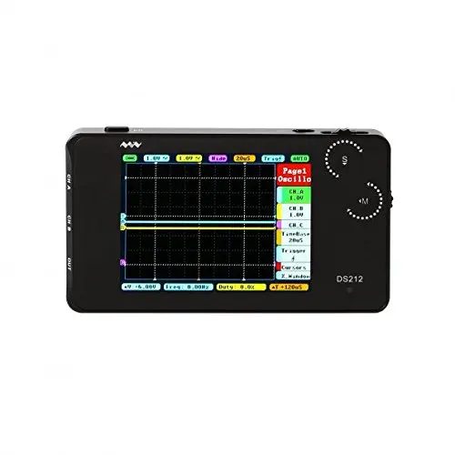 Ds212 Dso212 Mini Dso 2 Channel Handheld Portable Digital Storage Oscilloscope Sample Rate 10msa/s