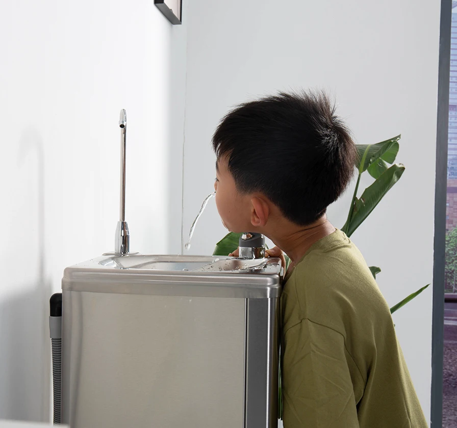 NOWTECH factory supply Free Standing POU Water dispenser commercial drinking fountain with water bottle filler