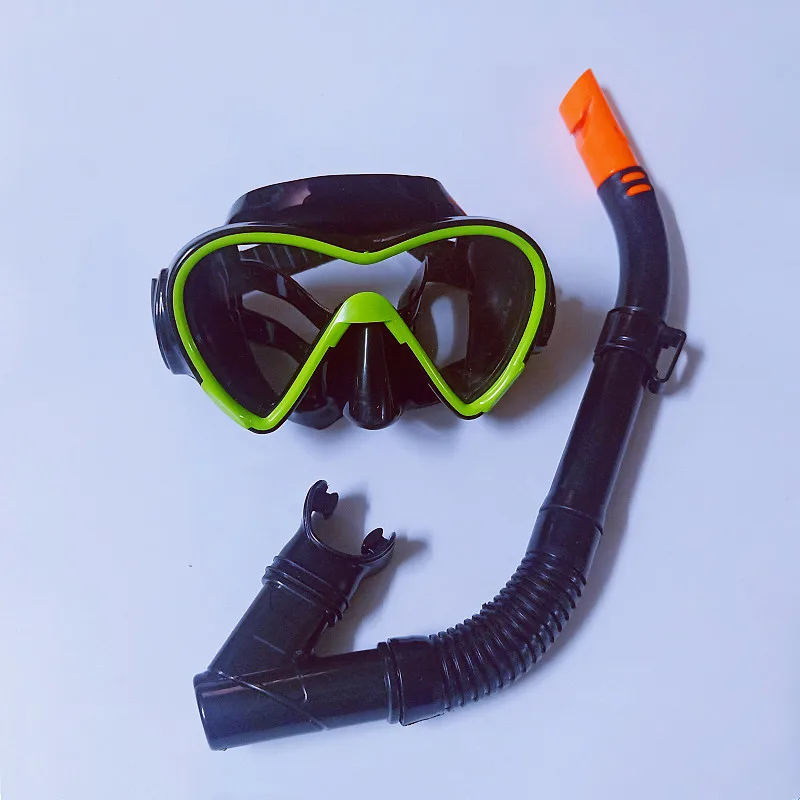 High Quality Profional Marine Swimming Diving Masks Set Waterproof Breathing Tube with PC Material Equipment