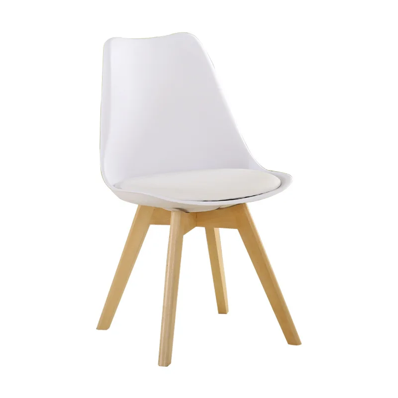 High Quality Plastic Chairs for Dining Room or Restaurant with PU Cushion