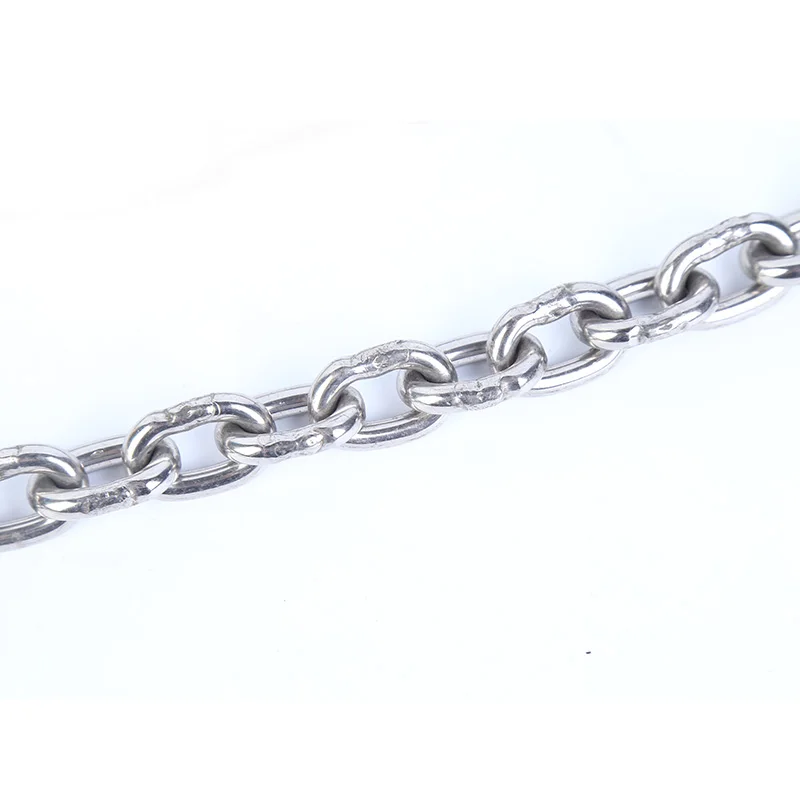 wholesale on stock customized Stainless Steel Long Round Link Chain DIN763