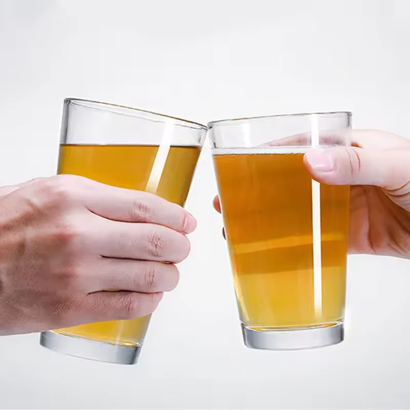 475ML pint Glass Tumblers Libbey Glassware Cup for Water Wine Milk Lead-Free  Juice drink glass Tall Water Glasses Set