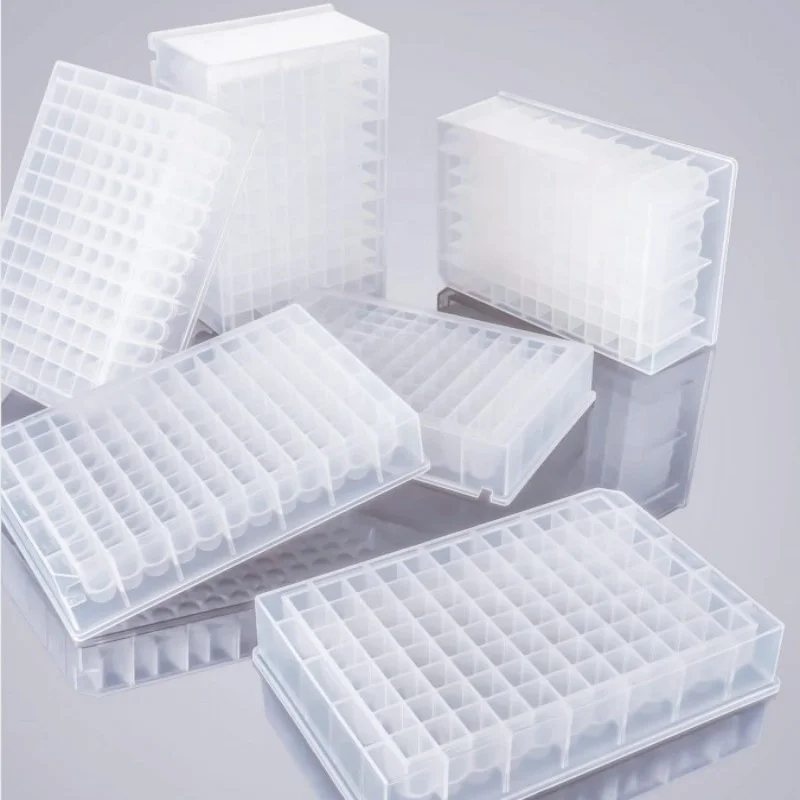 1.6ml Low absorption and low residue 96 square deep well plate with U/V shape bottom