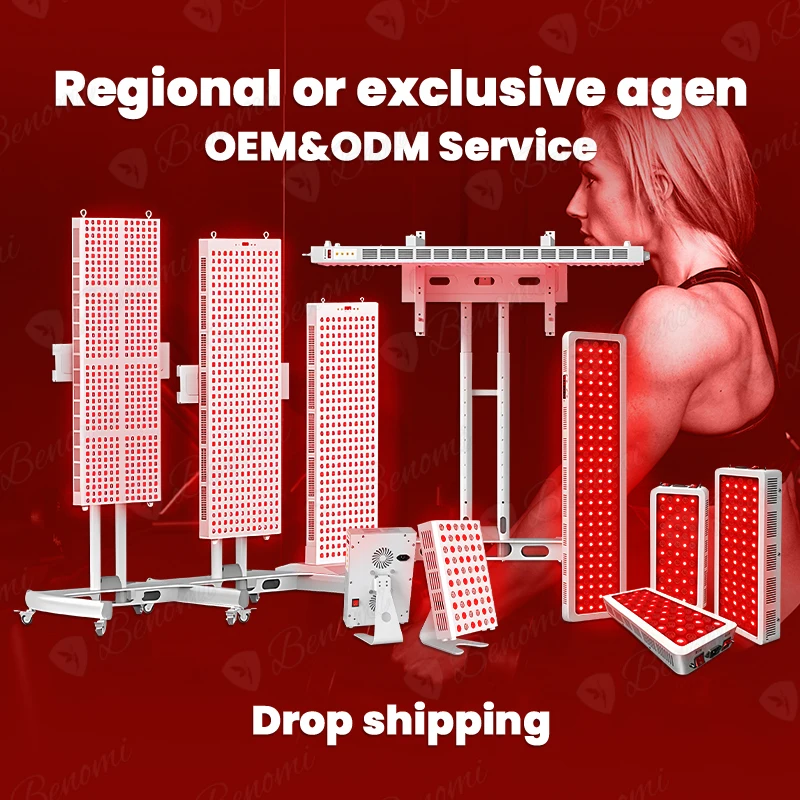 Red Skin Led Physical Therapy 660Nm 850Nm Pain Relief Device Anti Aging Head And Face Panel Lamp Light For Face Neck Pain Reli