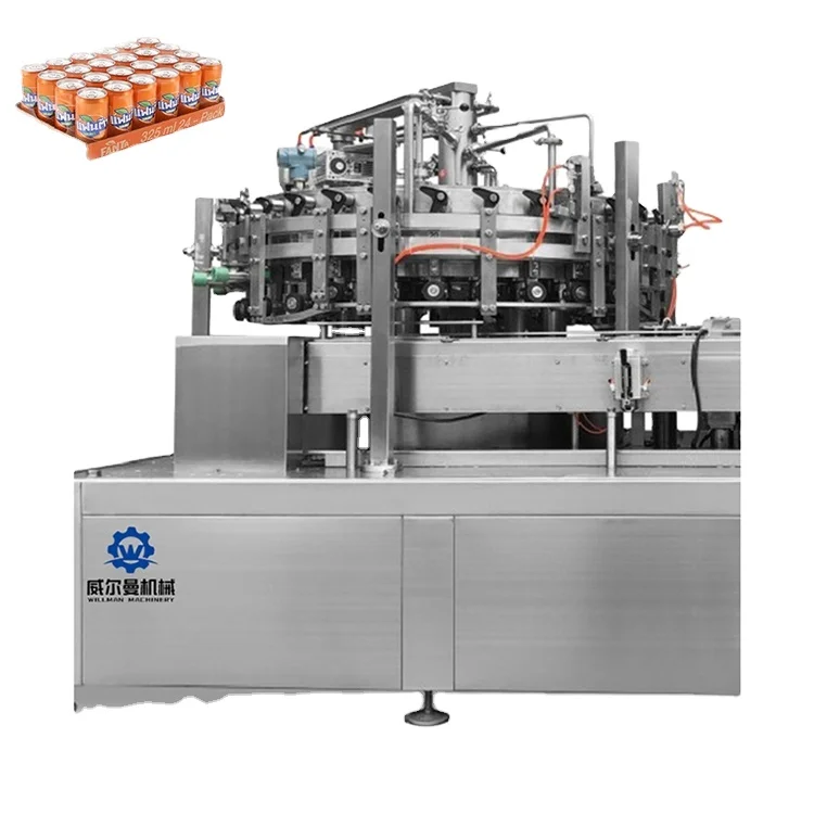 Wholesale High Quality Automatic Multi-Functi Tin Plate Can Glass Bottle Wine  Juice Filling And Capping Machine