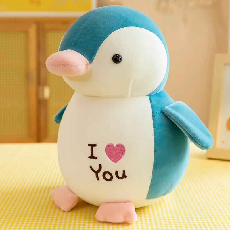 Wholesale Stuffed Cartoon Doll Soft Fat Toys Baby Little Penguin Plush Toy